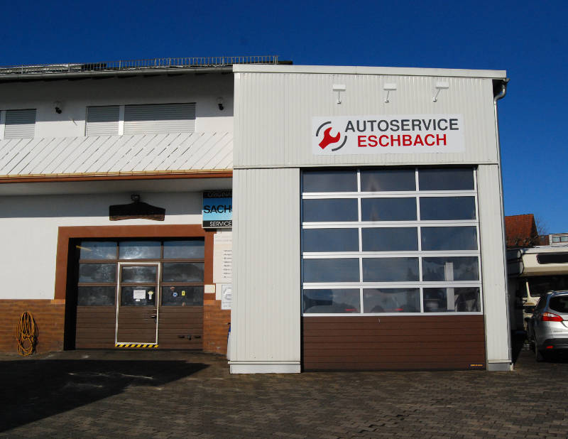 Außenansicht unserer Autowerkstatt in Usingen (Eschbach)