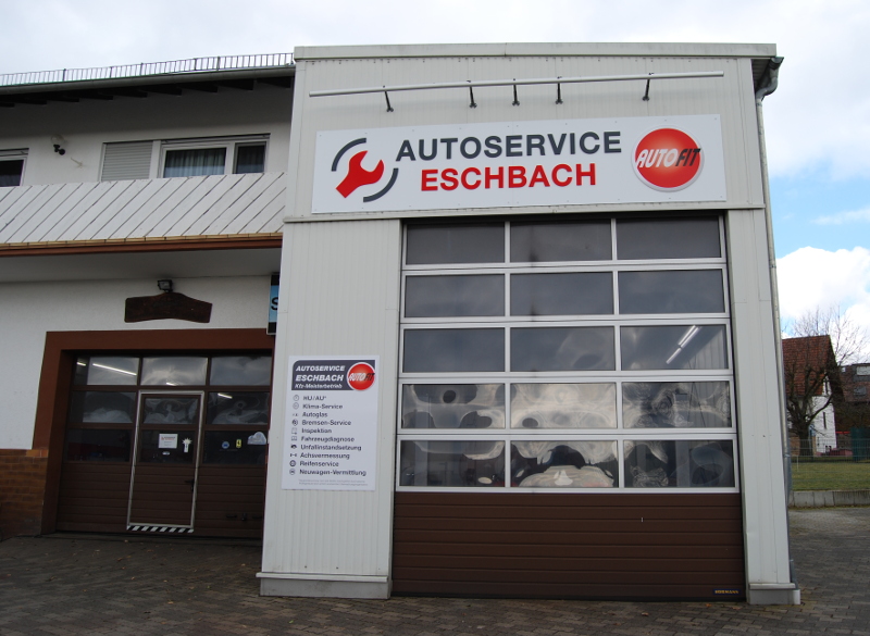 Außenansicht unserer Autowerkstatt in Usingen (Eschbach)